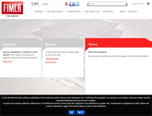Tablet Screenshot of fimer.com